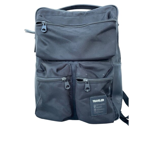 ZARA Traveler Collection Water Resistant Versatile Multi pocket BACKPACK • BLACK